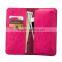Simple style 5.5 inch mobile phone pu leather wallet