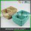 Natural Square Storage Decoration Wicker Storage Basket for Gift