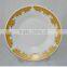 Gold charger soup plates,round charger soup plate