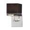 Hot sell contracted business square fabric shade wall lamp used in public indoor air