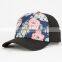 Fashion Summer Hat Black White Foam Mesh Caps Womens Custom Printing Trucker Caps