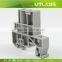 Accessories grey end clamps din rail terminal block