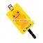2016 promotional gifts custom made rubber luggage tag maker in China