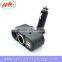 Universal USB Car cigarette Lighter Charger with Twin Socket cigarette adaptor