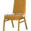 golden oil painting uesd banquet chair for hotel and hall YC603