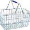 Wire mesh stacking baskets