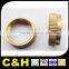 Knurling brass turning CNC lathe machine parts