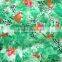 2016 new design nylon lycra flower and bird printed stretch swimwear fabric