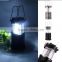 Camping Lantern - LED Solar Rechargeable Camp Light Flashlights - Emergency Lamp - Power Bank for Android Cell Phone