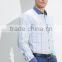 Men's Latest Business cotton linen comfortable gentlmen long sleeve plaid shirts