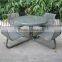 Metal cafe table and chairs steel park table with chairs