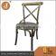 Wholesale Industrial Cross Back Metal Chair Vintage in Dining Chair