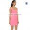 2015 China supplier wholesale women pink sleeveless tight short sexy dress