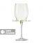 SAMYO crafted hot sale home decoration white wine glass with long thin stem and color
