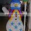 Funny christmas decorative snowman moving christmas snowman christmas standing snowman outdoor decoration motif light