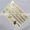 popular sale fashionable glitter metallic temporary tattoo gold tattoo