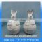 Cutely ceramic easter rabbit / bunny as easter decoration