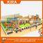 Indoor Playground materials includes engineering plastics, PVC leather, galvanized steel pipe frame and sponges.