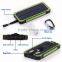 2016 Trendy Product for outdoor 15000mah Big Capacity Dual USB with Led Flash Light Portable Solar Power Bank Battery Charger