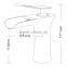 New Design Waterfall Chrome Single Handle Basin Faucet