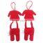 6pcs/lot Christmas Household Table Decorations Christmas Clothes Knives and Forks Pockets Cutlery Set Silverware Holders