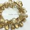 #57CM Natural Multi Shape Faceted Gemstone Loose Beads Champagne