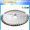 Turbo wave diamond cutting disc for stone, granite and marble
