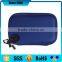 blue waterproof eva flight case for power bank with carabiner