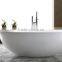 Renewable White Artificial Stone Bathtub , acrylic solid surface freestanding bathtubs