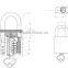 570 replaceable cylinder brass padlock