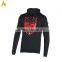 2016 Custom 100% cotton plain pullover printing black men's