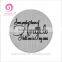 Thousands of 22mm origami stainless steel floating locket plate