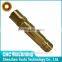 Brass spare parts cnc machining,micro lathe brass parts