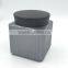 750ml hair gel jar hair conditioner hair wax jar HDPE square jar