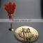 9"Plastic Round Disposable Gold Dinner Plate