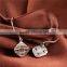 Cheap Made In China Piercing Square Spinel And Ruby Silver Earrings