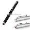 portable 4 in 1 function wholesale gift Laser pointer stylus touch pen LED light