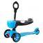Cheap child small scooter for kids,children baby foot scooter kick scooter 3 wheels ride on toy scooter with adjustable seat