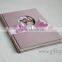 Custom Handmade Luxury Silk Covor Wedding Guest Book with you own photo