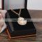 Newest model 18k gold plated chain opal CZ diamonds charm jewelry set for engagement
