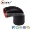 high temperature 70mm to 51mm black 90 degree clear auto silicone reducer elbow hose silicone rubber hose