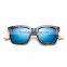 hot selling high quality plastic frame with handmade bamboo temple sunglasses