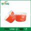 colorful disposable custom paper bowl with lid