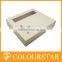 Recyclable customized paper box with blister tray