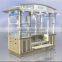 2015 Unique made glass book shelf cabinets, shop display book racks