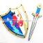2015 Hot sale sword and shield set kids eva foam weapons