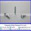 Countersunk head self-tapping screws with hexalobular slot