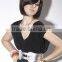 Fashion long bang synthetic short hair style wig, pull through wigs