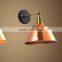 Hot sell Rose Vintage/antique Copper wall lamp for edison bulb, led wall lighting for hotel