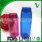 BPA free cylinder empty clear water PCTG drink bottle 600ml